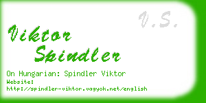 viktor spindler business card
